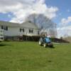 Care was taken when the old deck was removed so that all vinyl siding removed could be reinstalled.